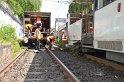 Unfall zwischen zwei KVB Bahnen Koeln Hoehenhaus Im Weidenbruch P130